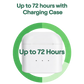 Sonovia Pro 2 rechargeable hearing aids charging case with up to 72 hours battery life for extended everyday use